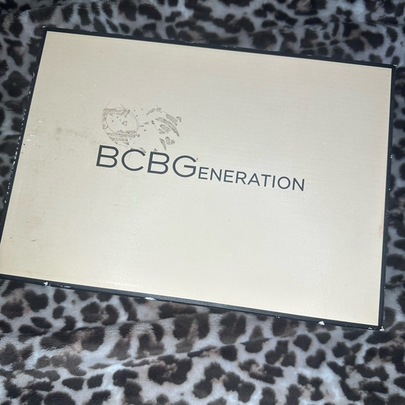 BCBGeneration Black Heels with Silver Studs - Picture 3 of 9